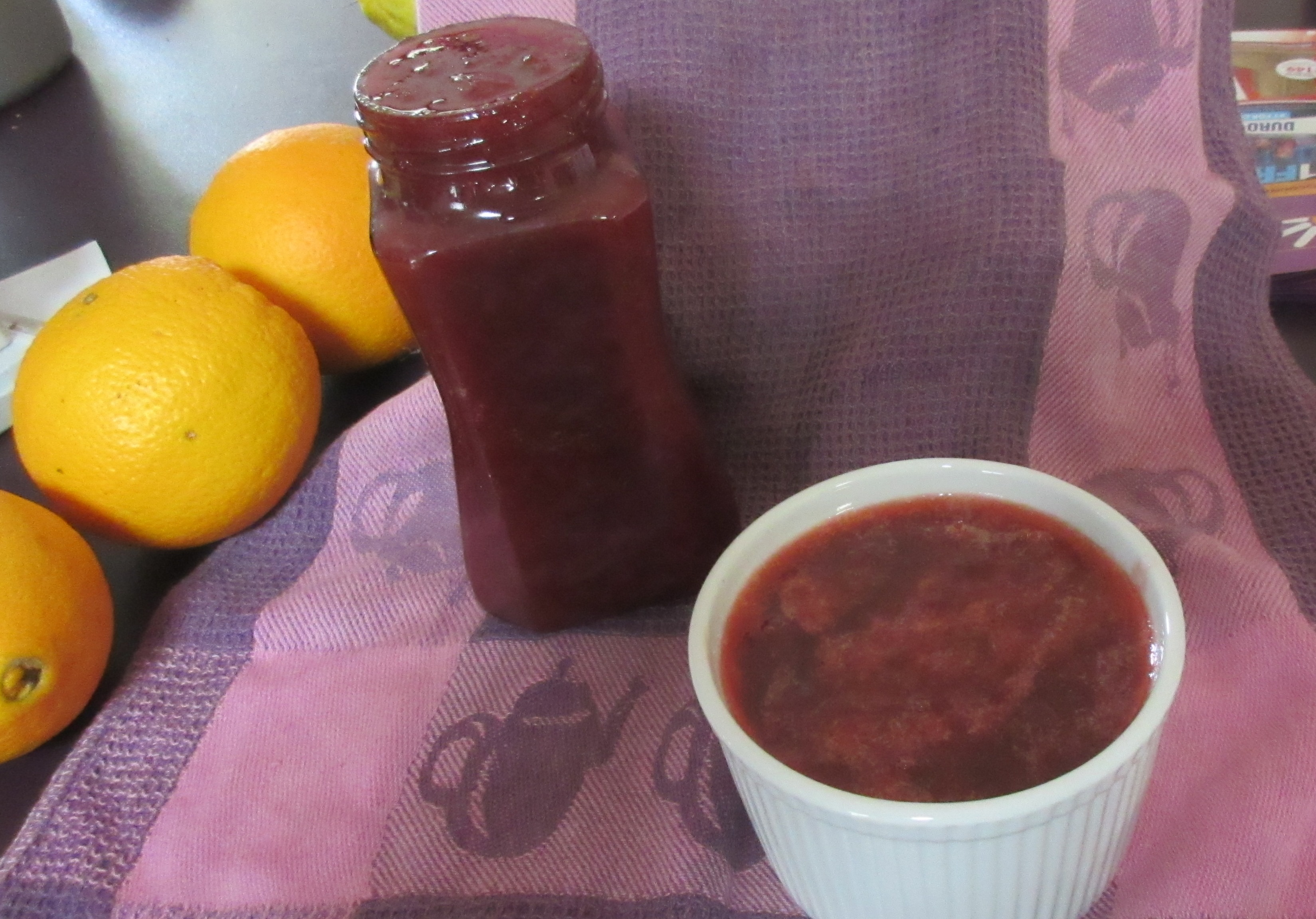 Rhubarb and Strawberry Jam