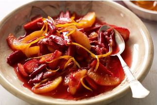 Rhubarb and Orange Compote
