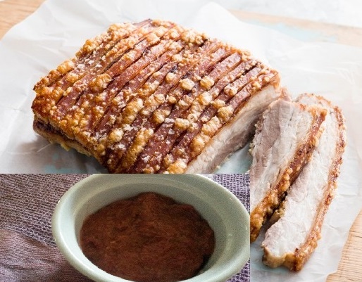 Pork Belly and Rhubarb