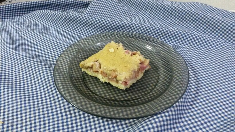 Rhubarb Slice