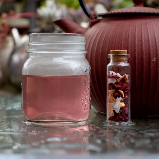 Rhubarb and Apple Tisane (Tea)